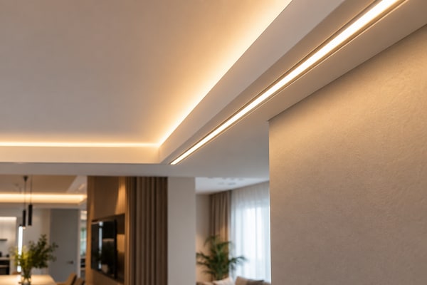 Montaż taśmy LED w profilu aluminiowym