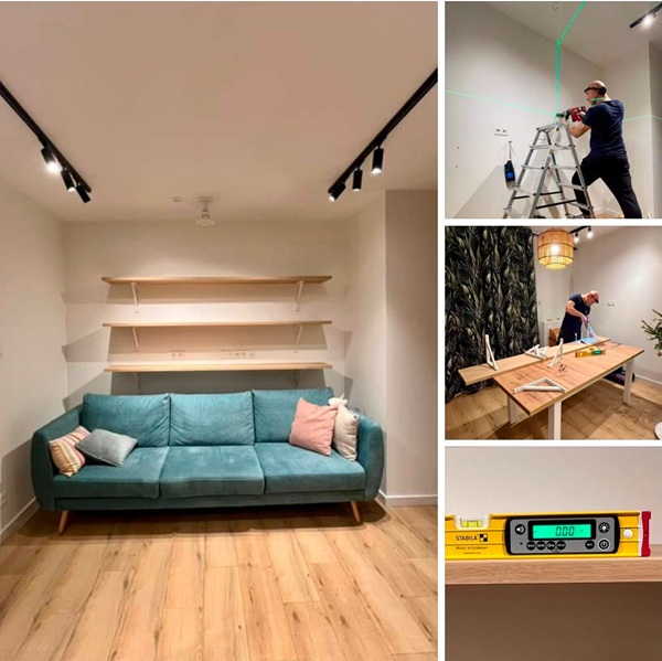 Biały montaż Warszawa — realizacja TOP INSTALL 1