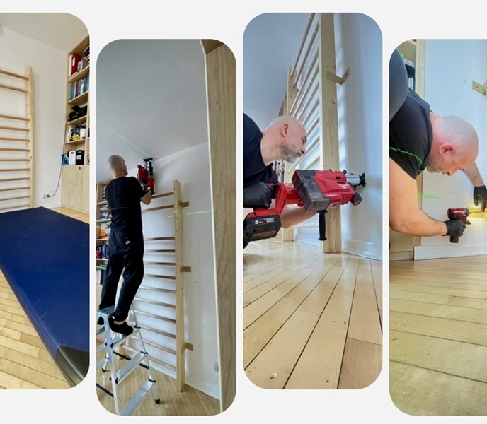 Montaż sprzętu sportowego Warszawa - realizacja TOP INSTALL 1